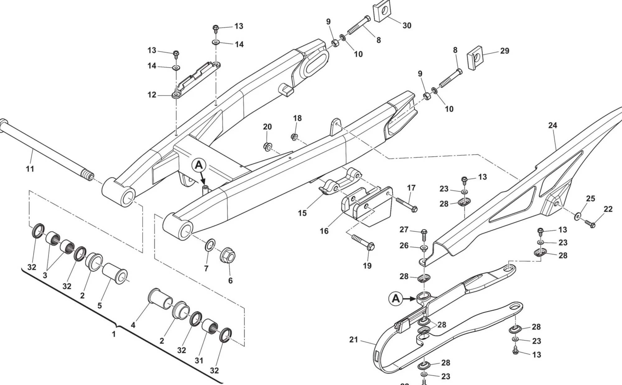 Hinterradschwinge Hinterradschwinge