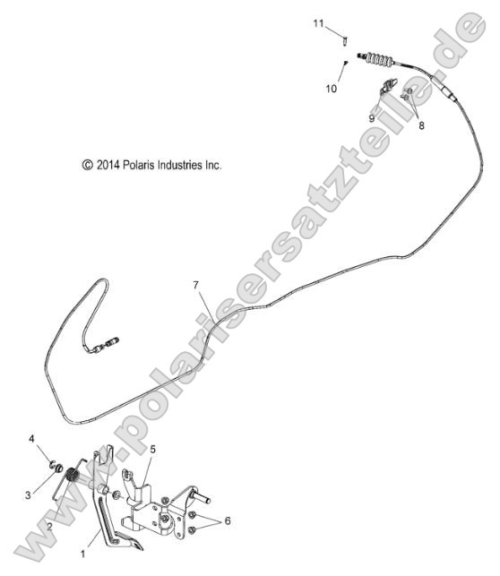 Engine, Throttle Pedal/Cable Engine, Throttle Pedal/Cable