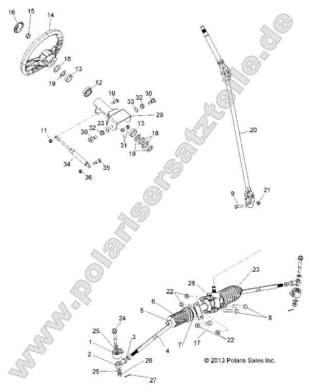 Steering, Steering Asm.