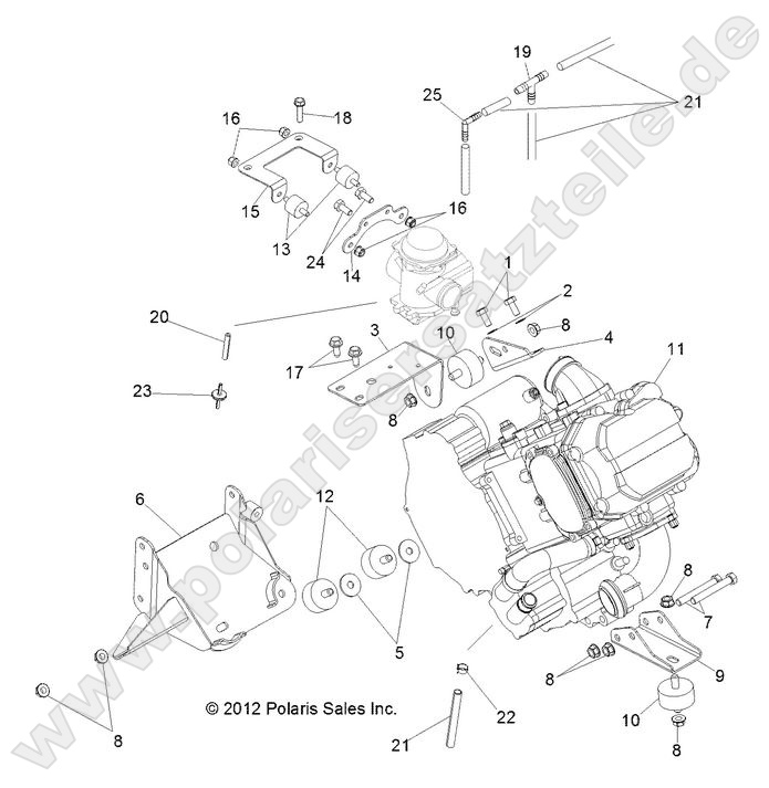 ENGINE, MOUNTING