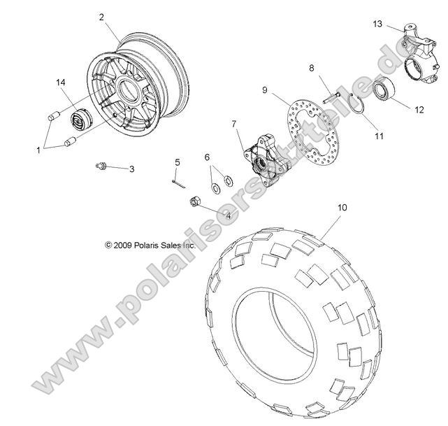 WHEELS, FRONT