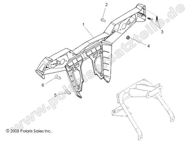 BODY, REAR BUMPER