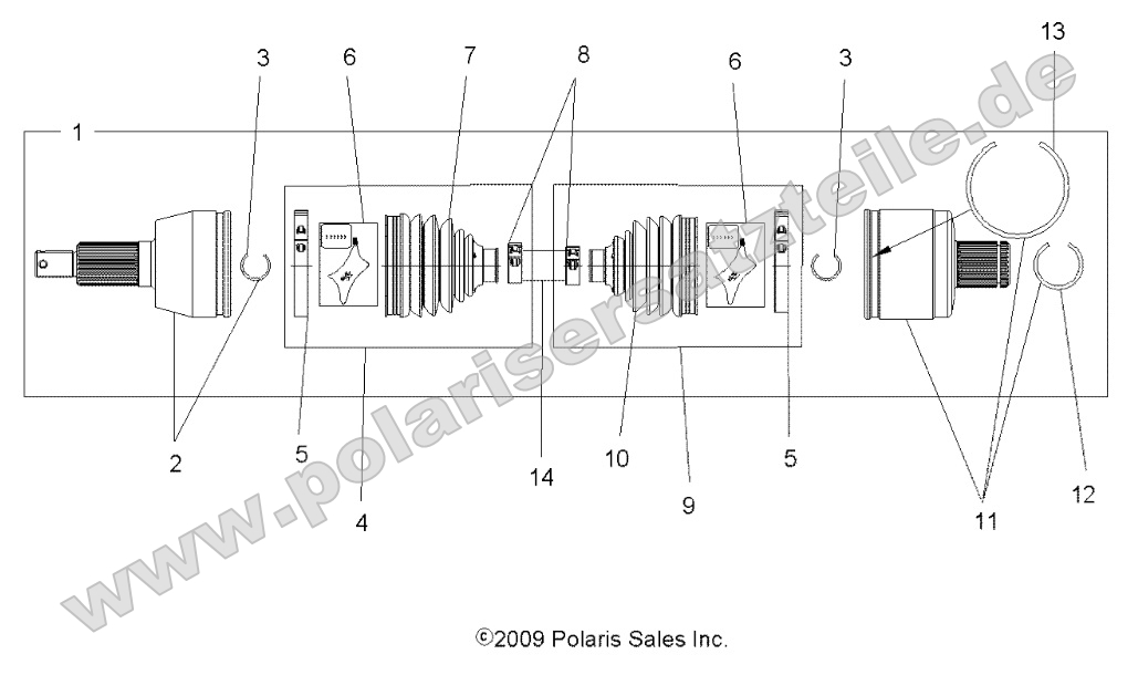 Drive Train, Drive Shaft, Rear Drive Train, Drive Shaft, Rear