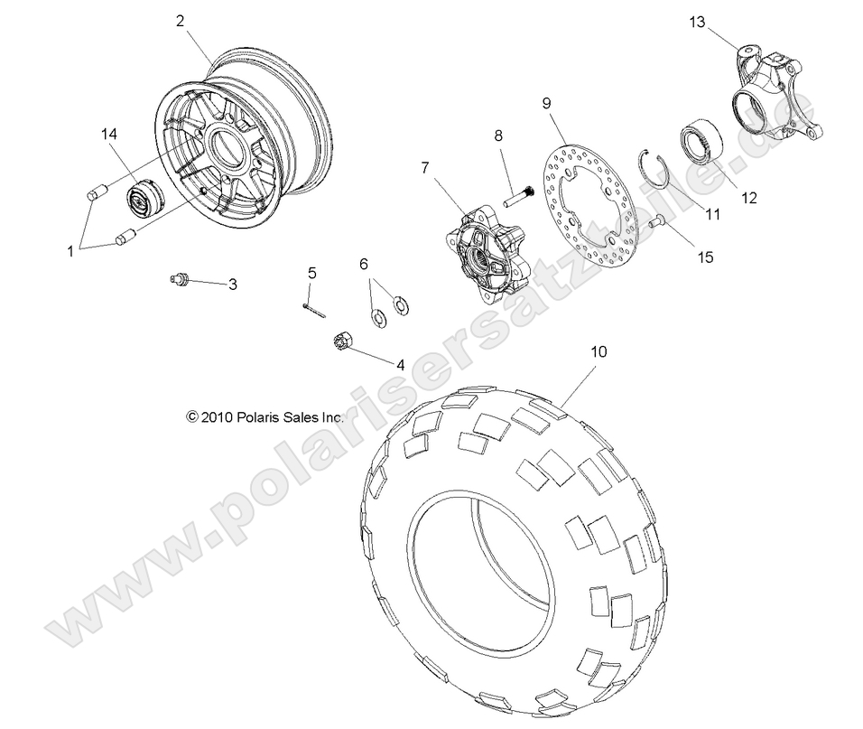 WHEELS, FRONT WHEELS, FRONT