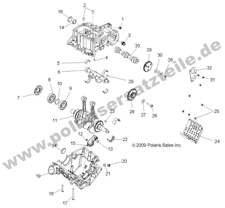 ENGINE, CRANKCASE and CRANKSHAFT ENGINE, CRANKCASE and CRANKSHAFT