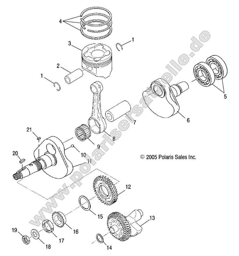 Engine, Crankshaft and Piston Engine, Crankshaft and Piston