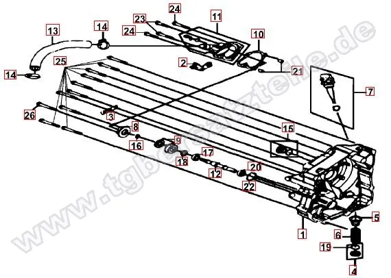 Gehäusedeckel rechts