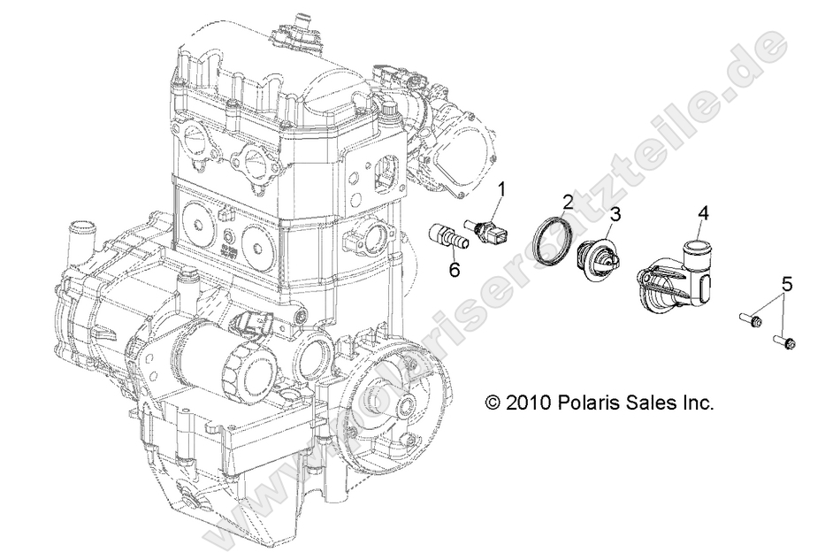 ENGINE, THERMOSTAT ENGINE, THERMOSTAT