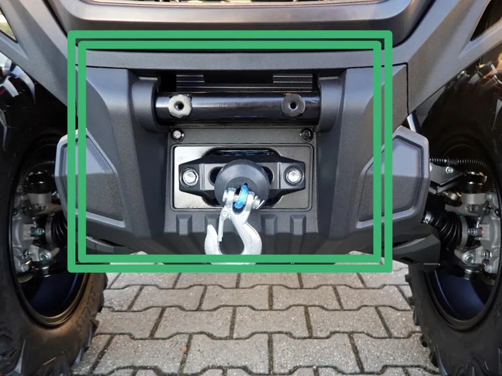 TMP Kennzeichenhalter vorne / Nummernschildhalterung klappbar - QJ Motor SFA 600 / 1000 one 2025-