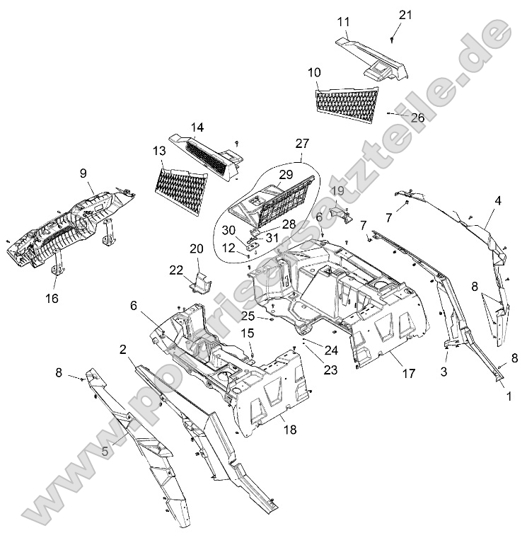 Body, Rear Rack and Fenders Body, Rear Rack and Fenders