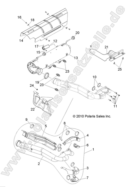 ENGINE, EXHAUST SYSTEM ENGINE, EXHAUST SYSTEM