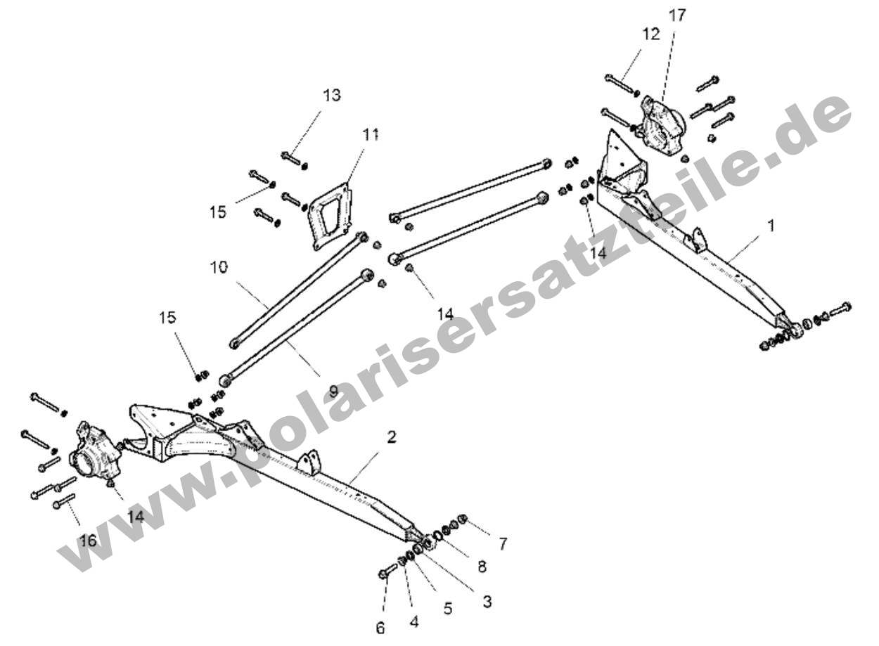 SUSPENSION, REAR CONTROL ARMS SUSPENSION, REAR CONTROL ARMS