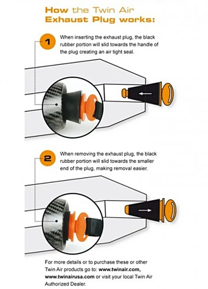 Twin Air Auspuffstopfen 2-Takt 18-40 mm Schalldämpfer Stopfen