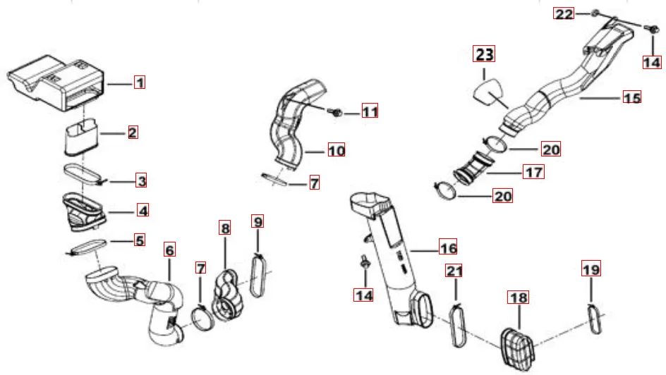 Ansaugstutzen Ansaugstutzen