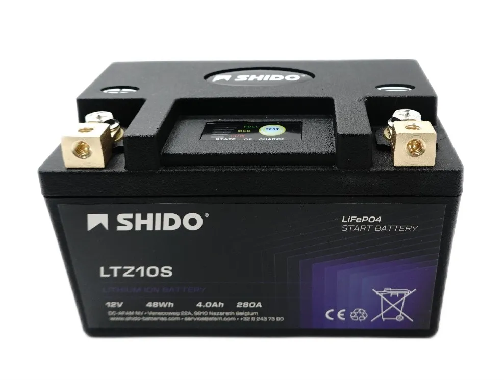Shido LTZ10S Lithium Ionen Batterie 12V LiFePO4 (YTZ10S, TTZ10S) Shido LTZ10S Lithium Ionen Batterie 12V LiFePO4 (YTZ10S, TTZ10S)