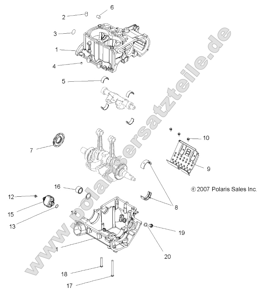Engine, Crankcase Engine, Crankcase