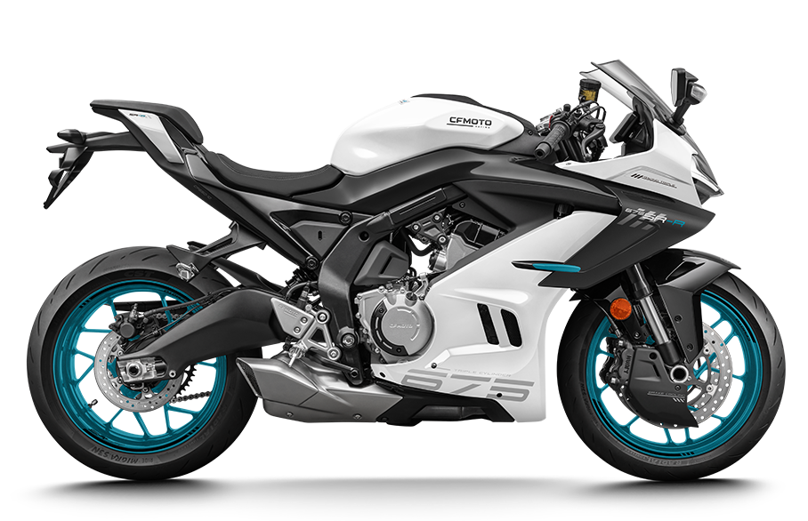 CFMoto 675 SR-R nebula white CFMoto 675 SR-R nebula white