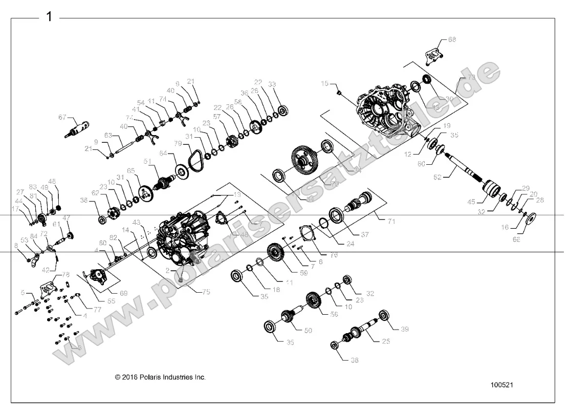 Drive Train, Main Gearcase Drive Train, Main Gearcase