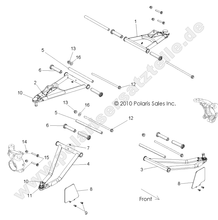 SUSPENSION, FRONT CONTROL ARMS SUSPENSION, FRONT CONTROL ARMS