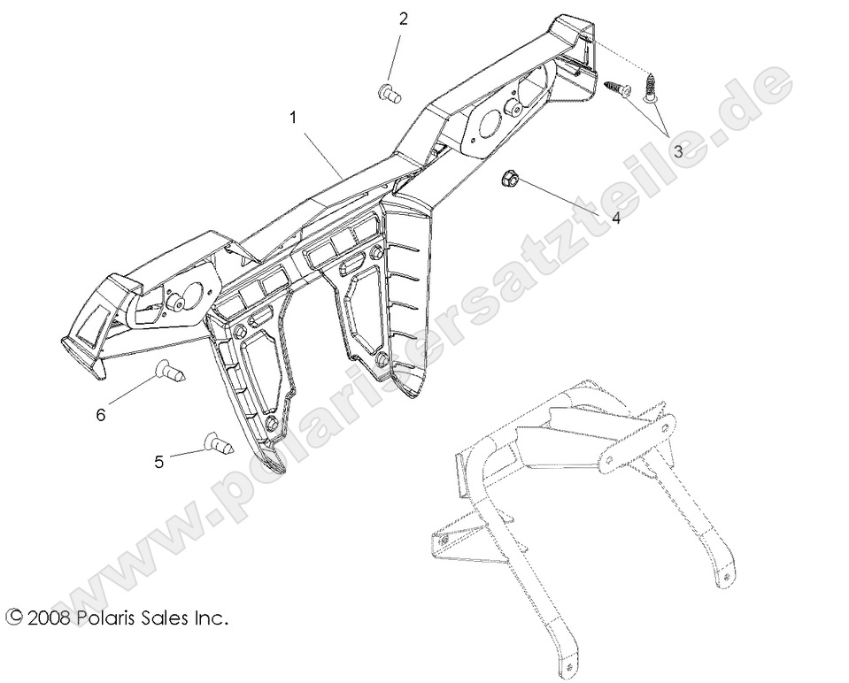 body rear bumper