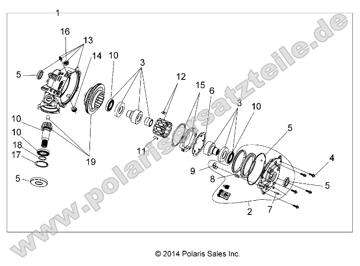Drive Train, Front Gearcase