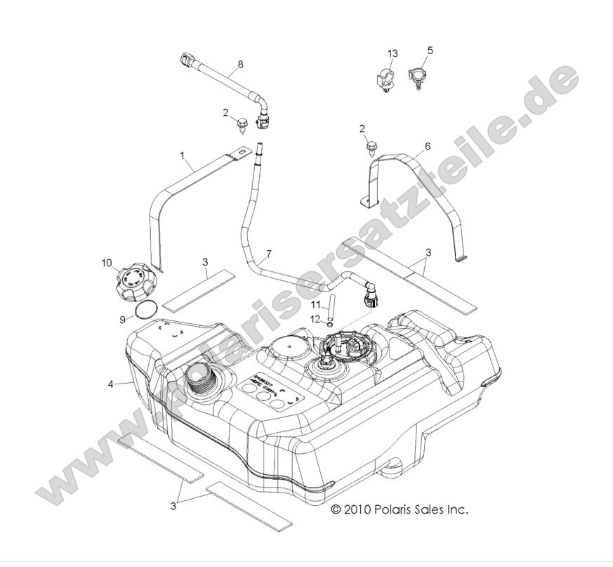 BODY, FUEL TANK BODY, FUEL TANK