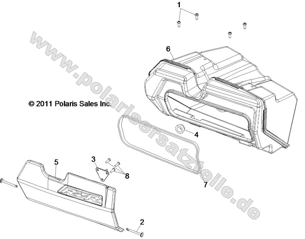 BODY, GLOVEBOX BODY, GLOVEBOX