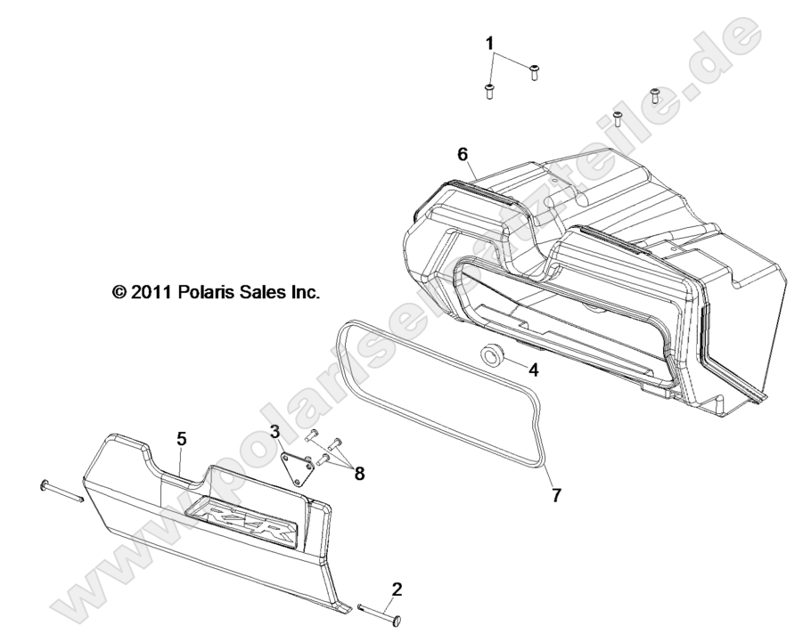 BODY, GLOVEBOX BODY, GLOVEBOX