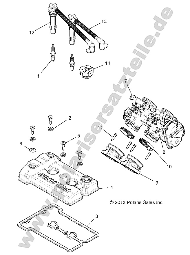 ENGINE, THROTTLE BODY AND VALVE COVER ENGINE, THROTTLE BODY AND VALVE COVER