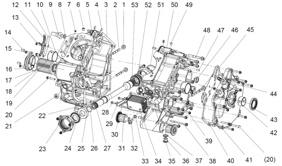 Kurbelgehäuse Kurbelgehäuse