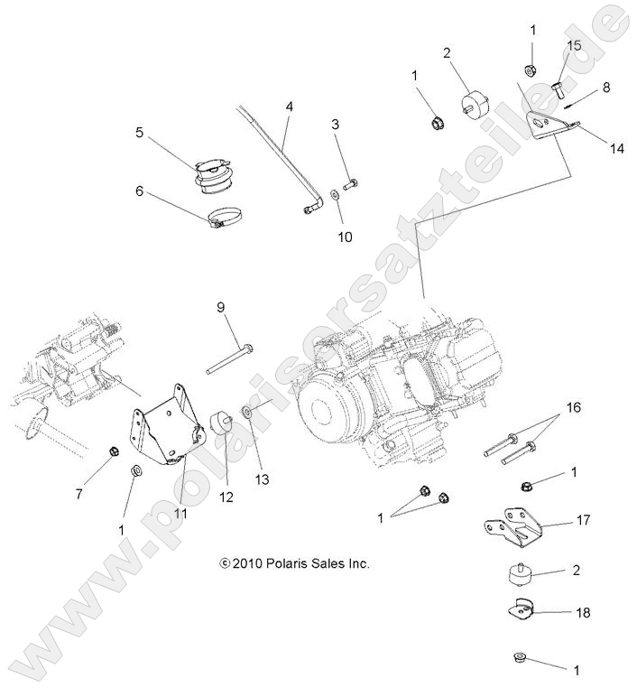 ENGINE, MOUNTING ENGINE, MOUNTING