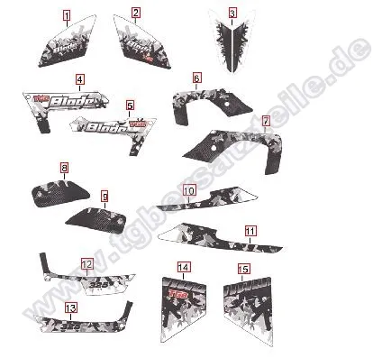 Aufkleber 2 für oranges Fahrzeug Aufkleber 2 für oranges Fahrzeug