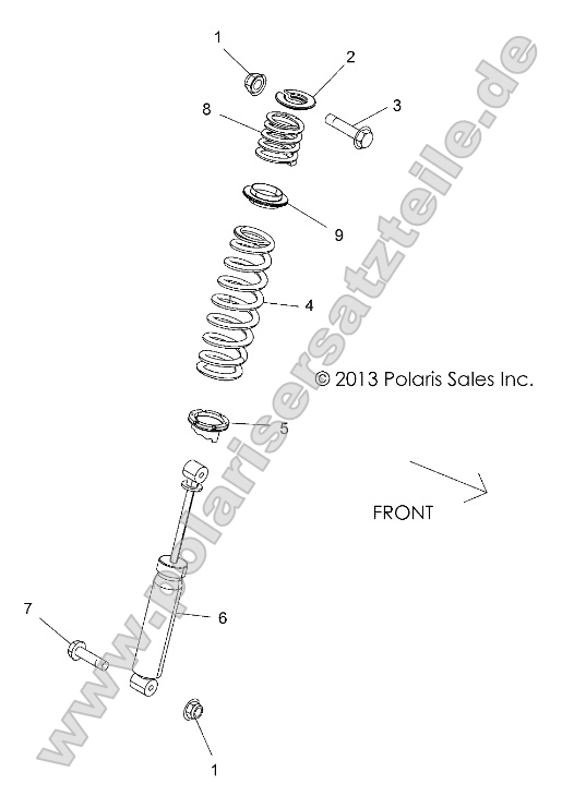 Suspension, Rear Shock Mounting Suspension, Rear Shock Mounting