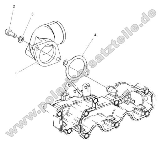 Engine, Inlet Elbow Engine, Inlet Elbow
