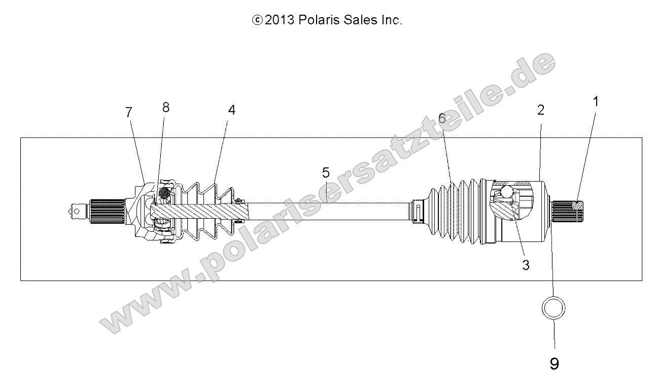 Drive Train, Drive Shaft, Front