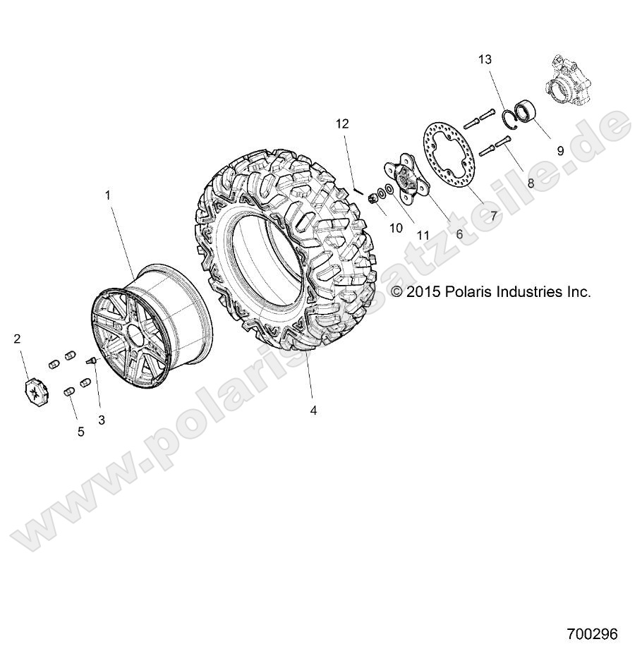 WHEELS, REAR WHEELS, REAR