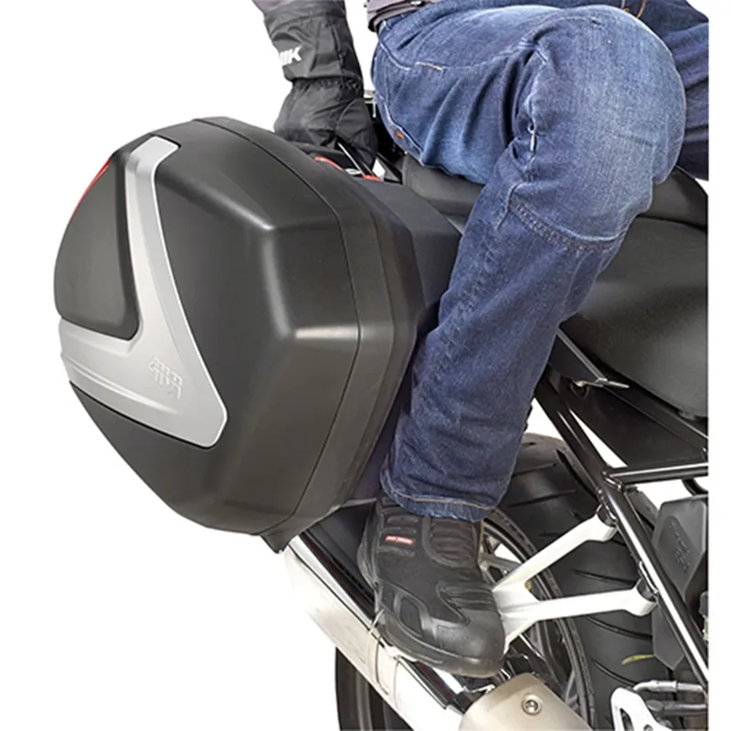 Givi Monokey Seitenkoffer Set Side Tech V37 NT - je 37 Liter - schwarz-silber