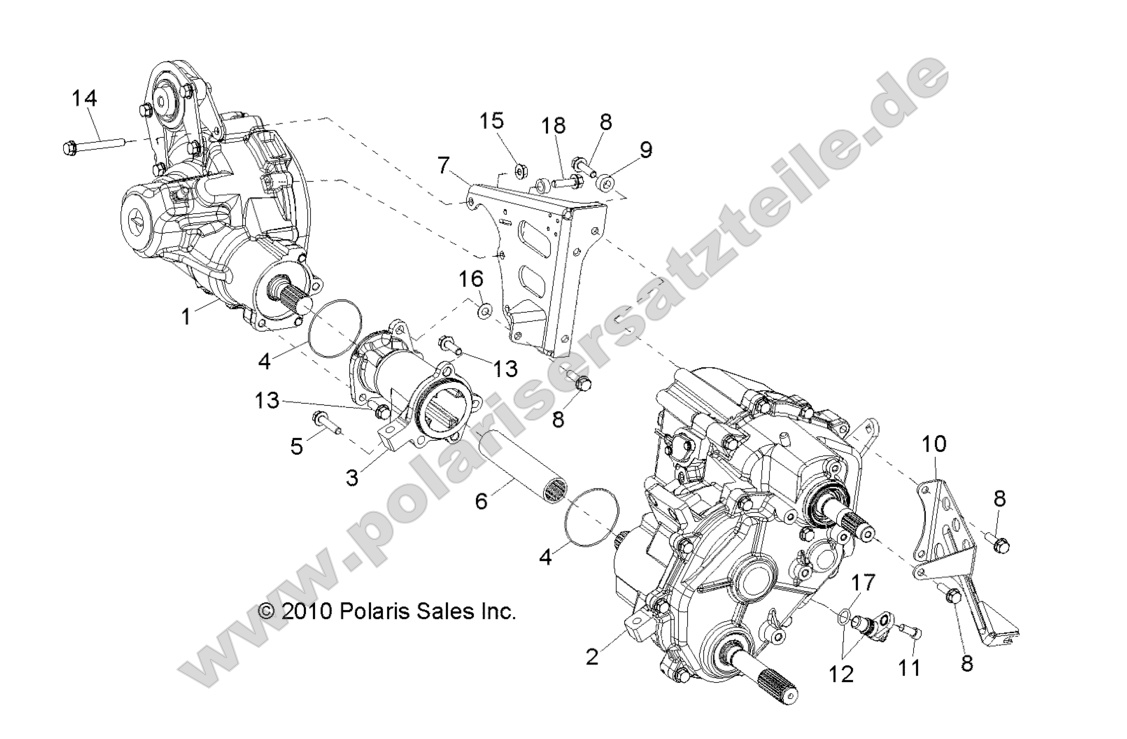 DRIVE TRAIN, GEARCASE, CARRIER MOUNTING DRIVE TRAIN, GEARCASE, CARRIER MOUNTING