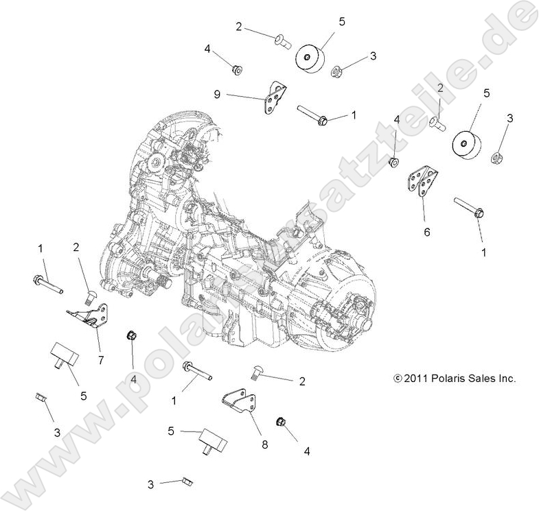 ENGINE, MOUNTING