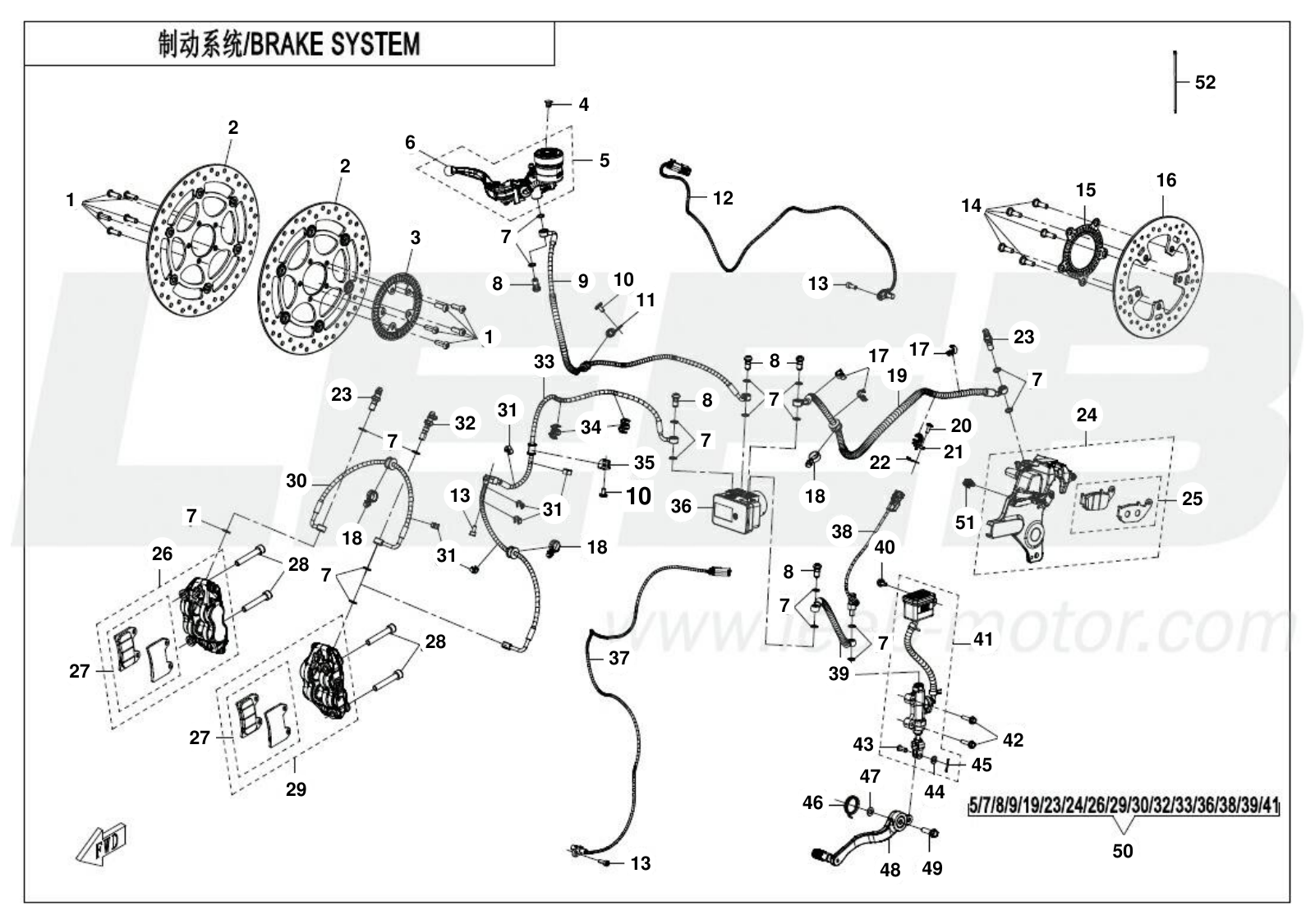 F08 BRAKE SYSTEM F08 BRAKE SYSTEM