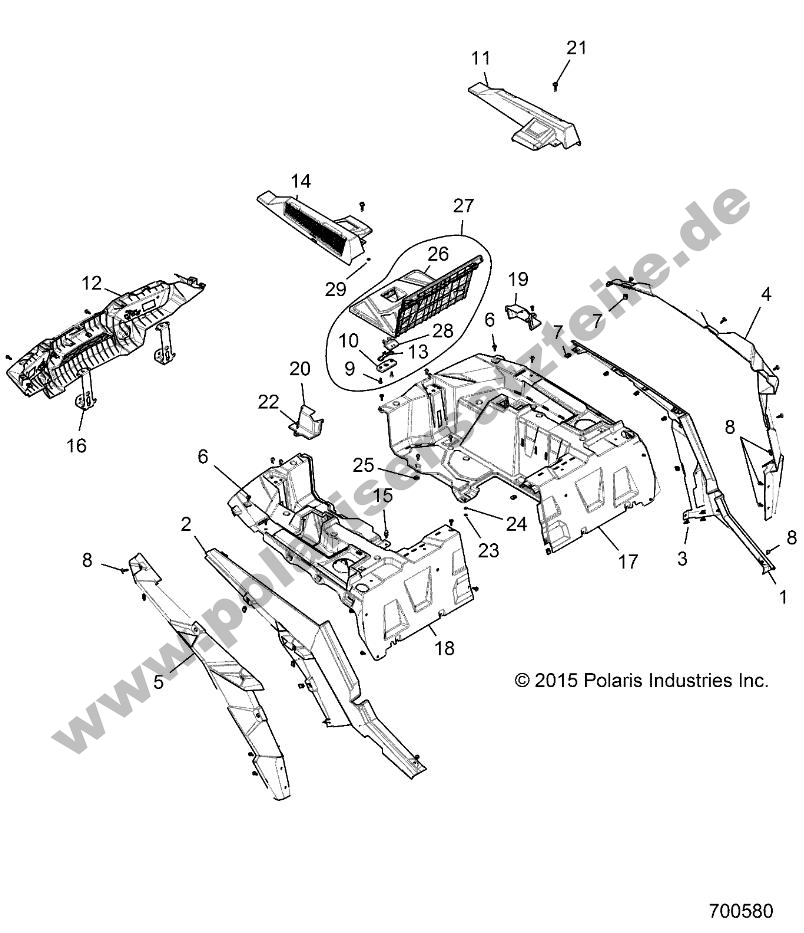 BODY, REAR RACK AND FENDERS BODY, REAR RACK AND FENDERS