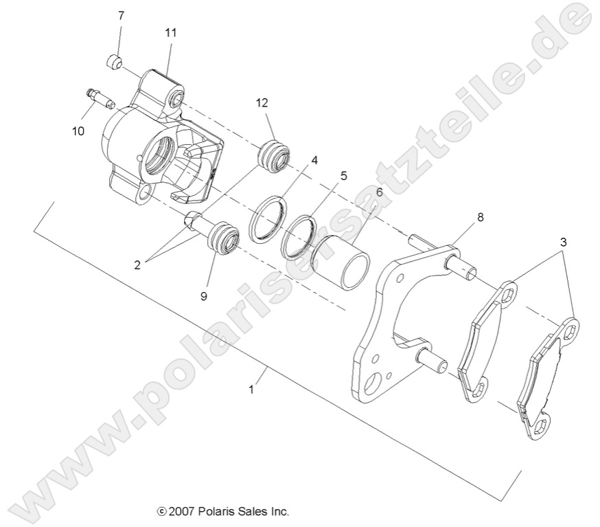 BRAKES, FRONT CALIPER BRAKES, FRONT CALIPER