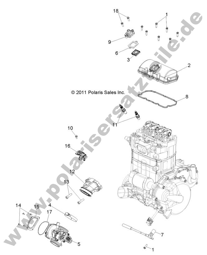 ENGINE, THROTTLE BODY and VALVE COVER ENGINE, THROTTLE BODY and VALVE COVER
