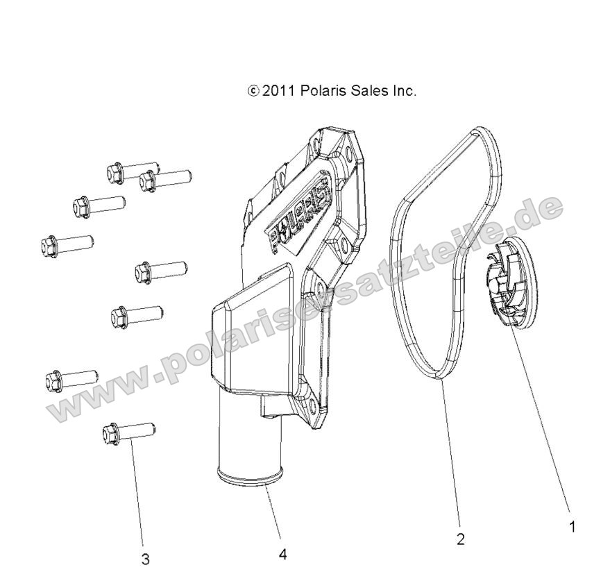 ENGINE, WATERPUMP IMPELLER and COVER ENGINE, WATERPUMP IMPELLER and COVER