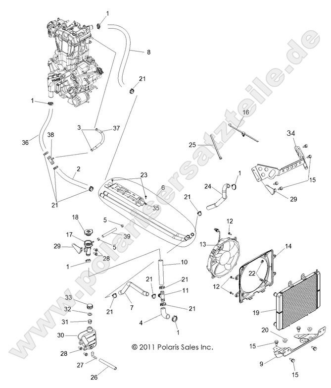 ENGINE, COOLING SYSTEM ENGINE, COOLING SYSTEM