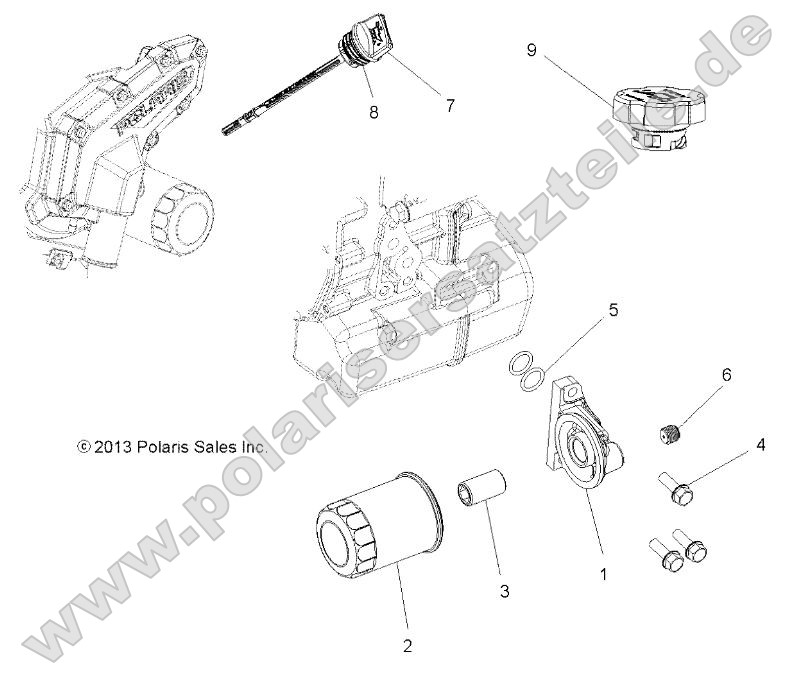 Engine, Oil Filter and Dipstick Engine, Oil Filter and Dipstick