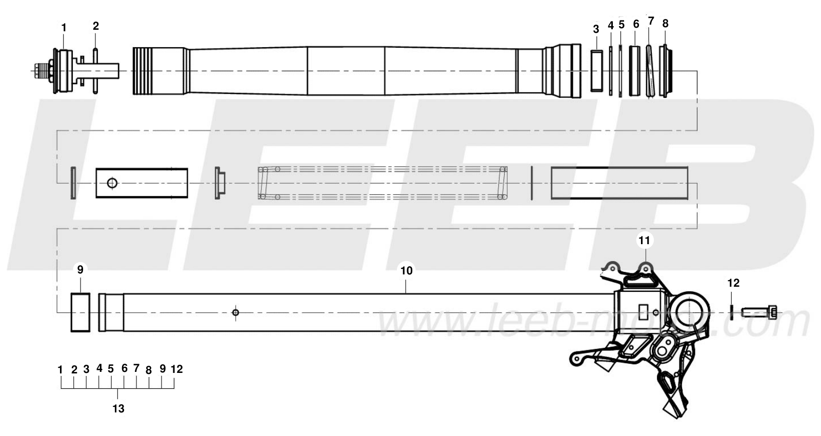 F05-2 FRONT SHOCK ABSORBER