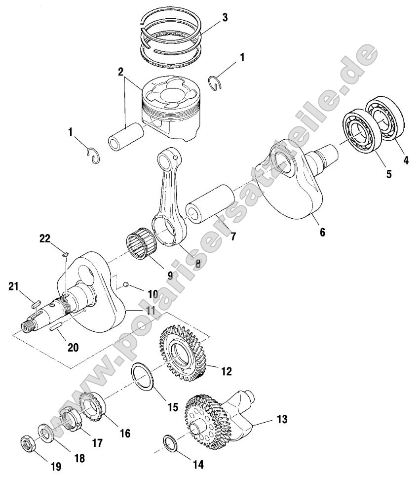 Crankshaft and Piston