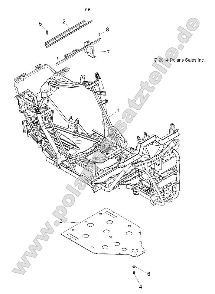 Chassis, Main Frame and Skid Plate Chassis, Main Frame and Skid Plate