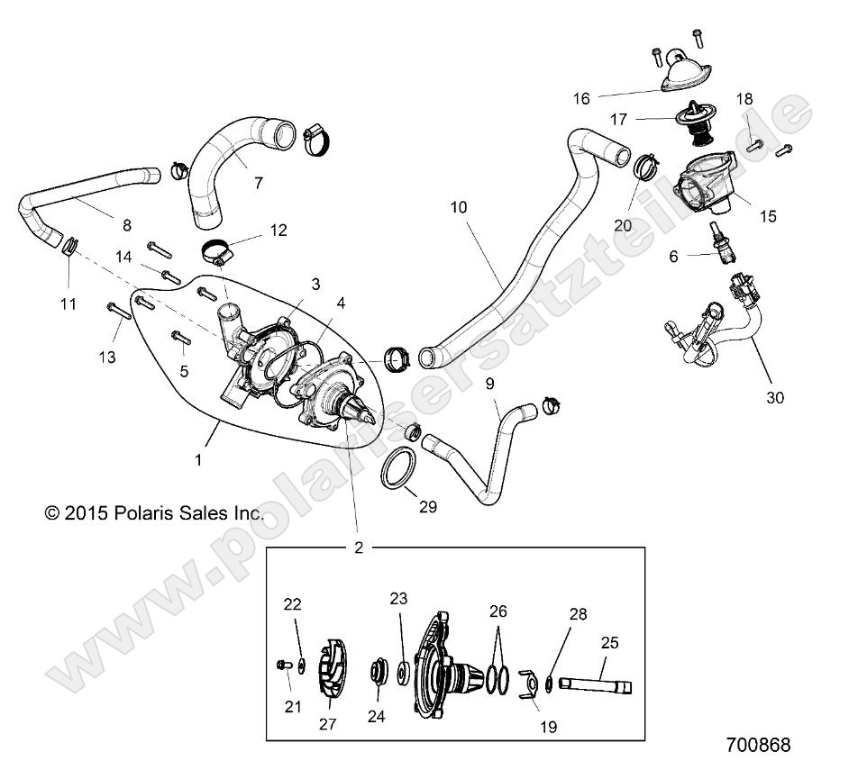 ENGINE, WATERPUMP AND BYPASS ENGINE, WATERPUMP AND BYPASS